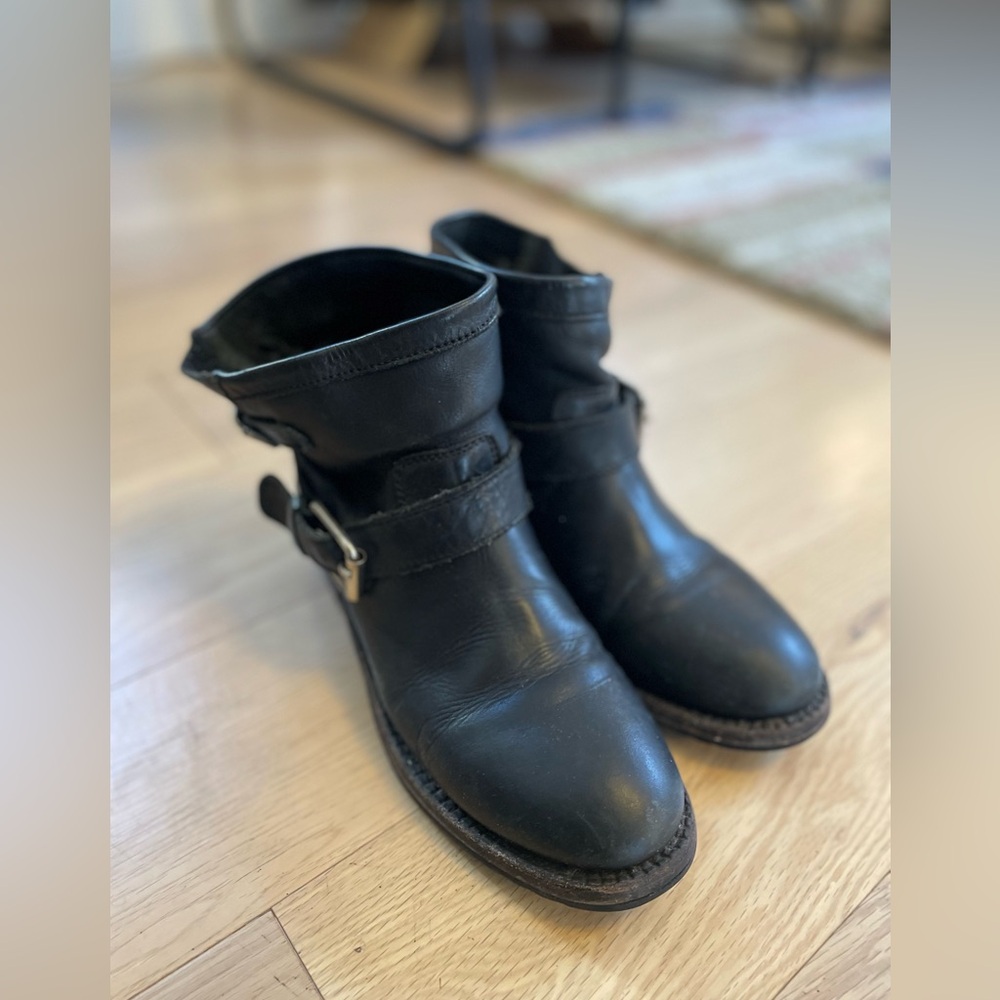 Ash Black Ankle Boots
